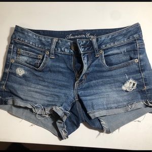 American eagle jean shorts